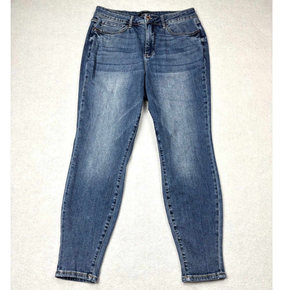 Judy Blue Skinny Jeans Womens 16W Plus Medium Wash High Rise Stretch Denim Pants